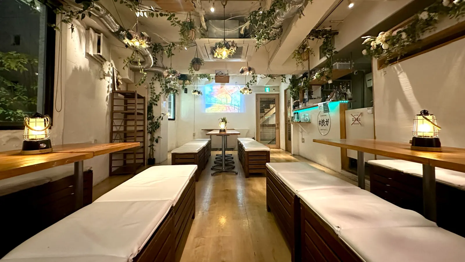 BBQなび　渋谷ガーデンルーム３F夜写真